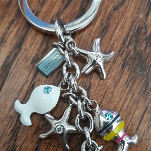 Coach Ocean Charms Key Fob Chain - Picture 3 of 7